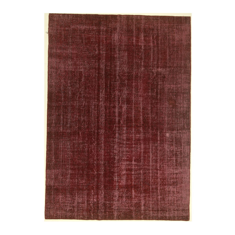 String Matter Abstract Area Rug in Plum Perigold